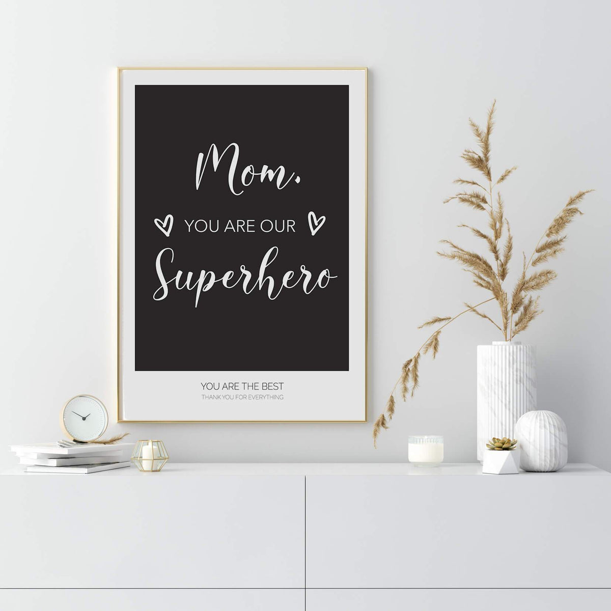 Mothers Day Personalized Poster Gift